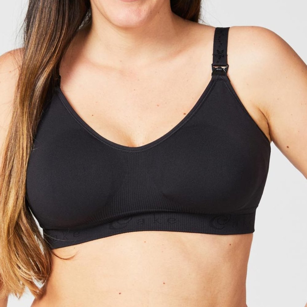 Cake Lingerie Rock Candy Wireless Nursing Black Bra